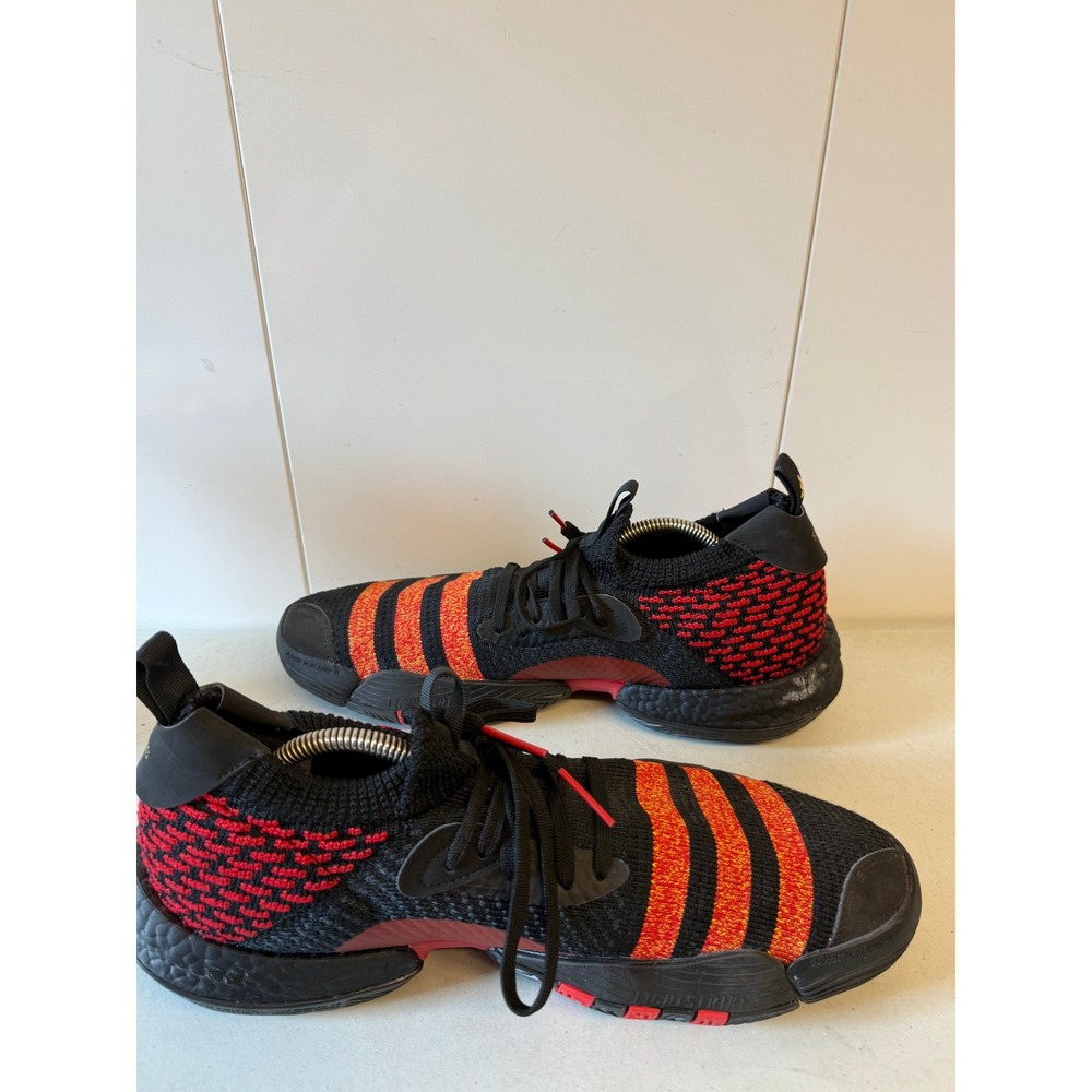 Adidas Trae Young 1 Core Black Vivid Red Basketball Shoes H00986 Mens 11.5 - Picture 4 of 8